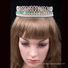 Nouveautés de la haute qualité de la mariée de la Couronne de mariage Tiaras de cristal